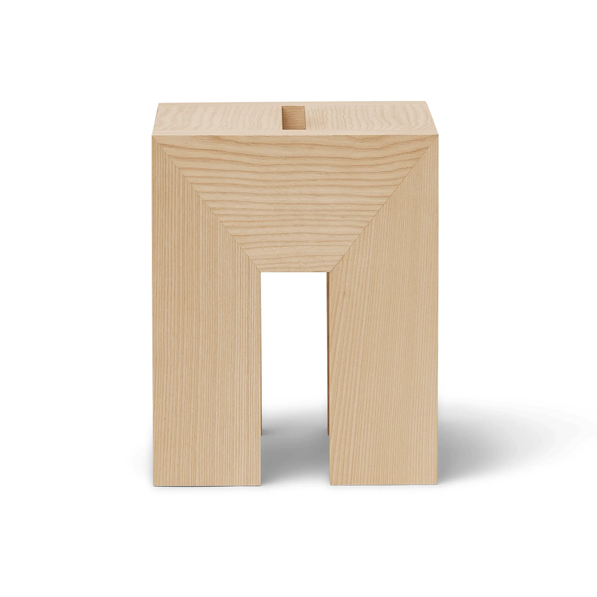 Monolith tavolino lato, Frassino, 29x29x36 cm Form & Refine