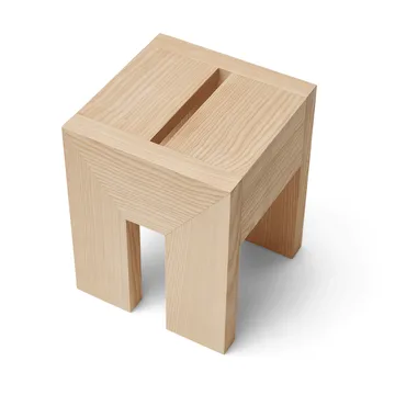 Monolith tavolino lato - Frassino, 29x29x36 cm - Form & Refine