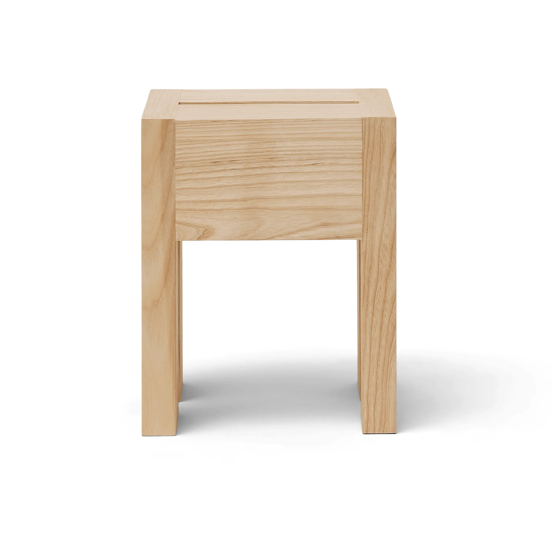 Monolith tavolino lato, Frassino, 29x29x36 cm Form & Refine