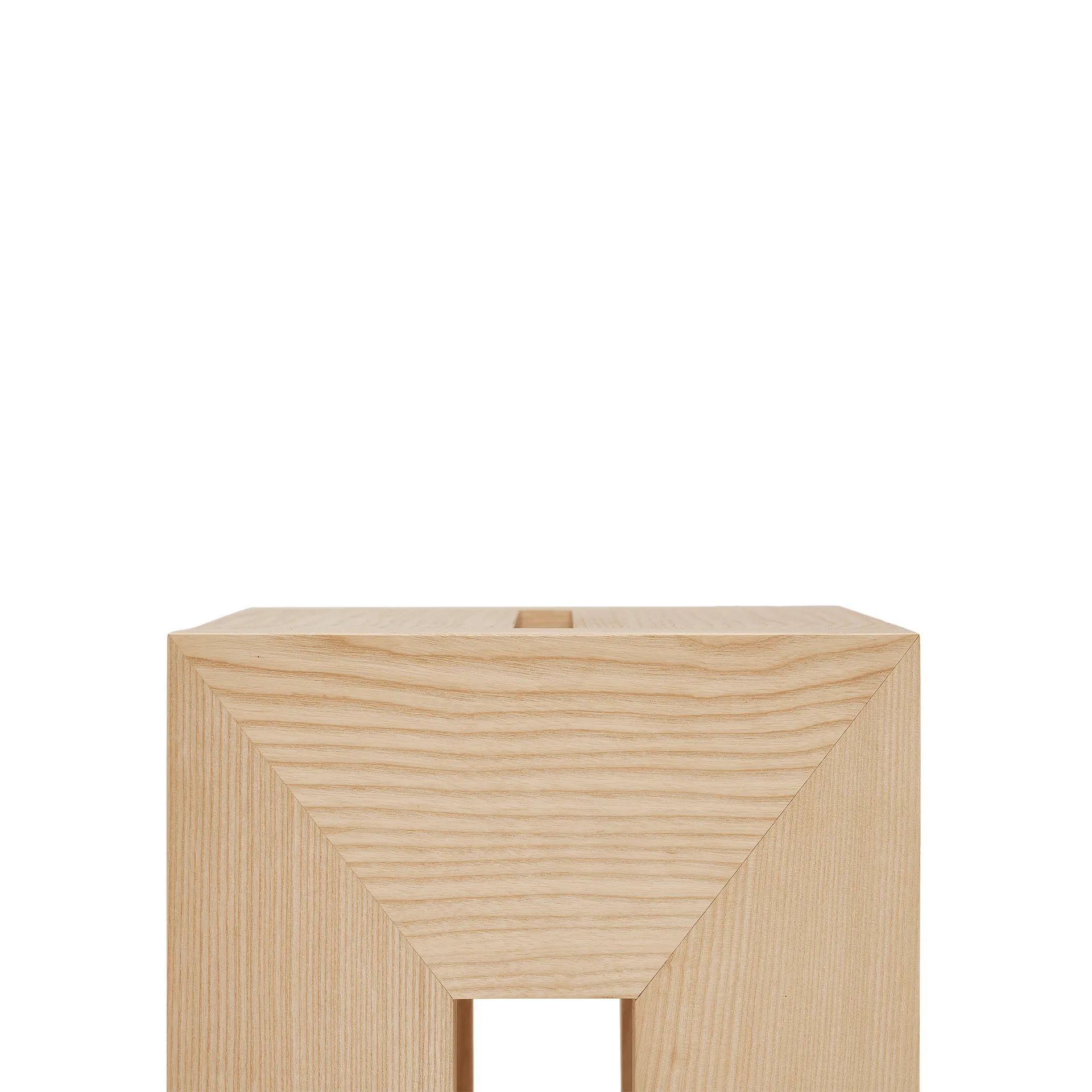 Monolith tavolino lato, Frassino, 29x29x36 cm Form & Refine