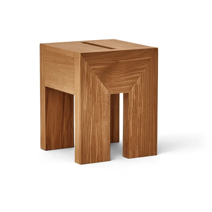 Monolith tavolino lato - Rovere, 29x29x36 cm - Form & Refine