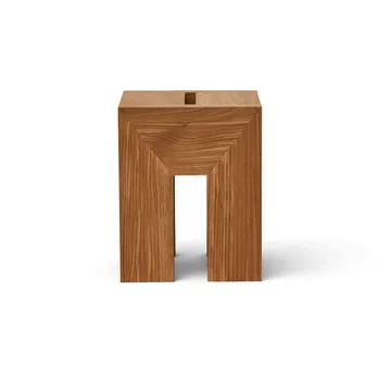 Monolith tavolino lato - Rovere, 29x29x36 cm - Form & Refine