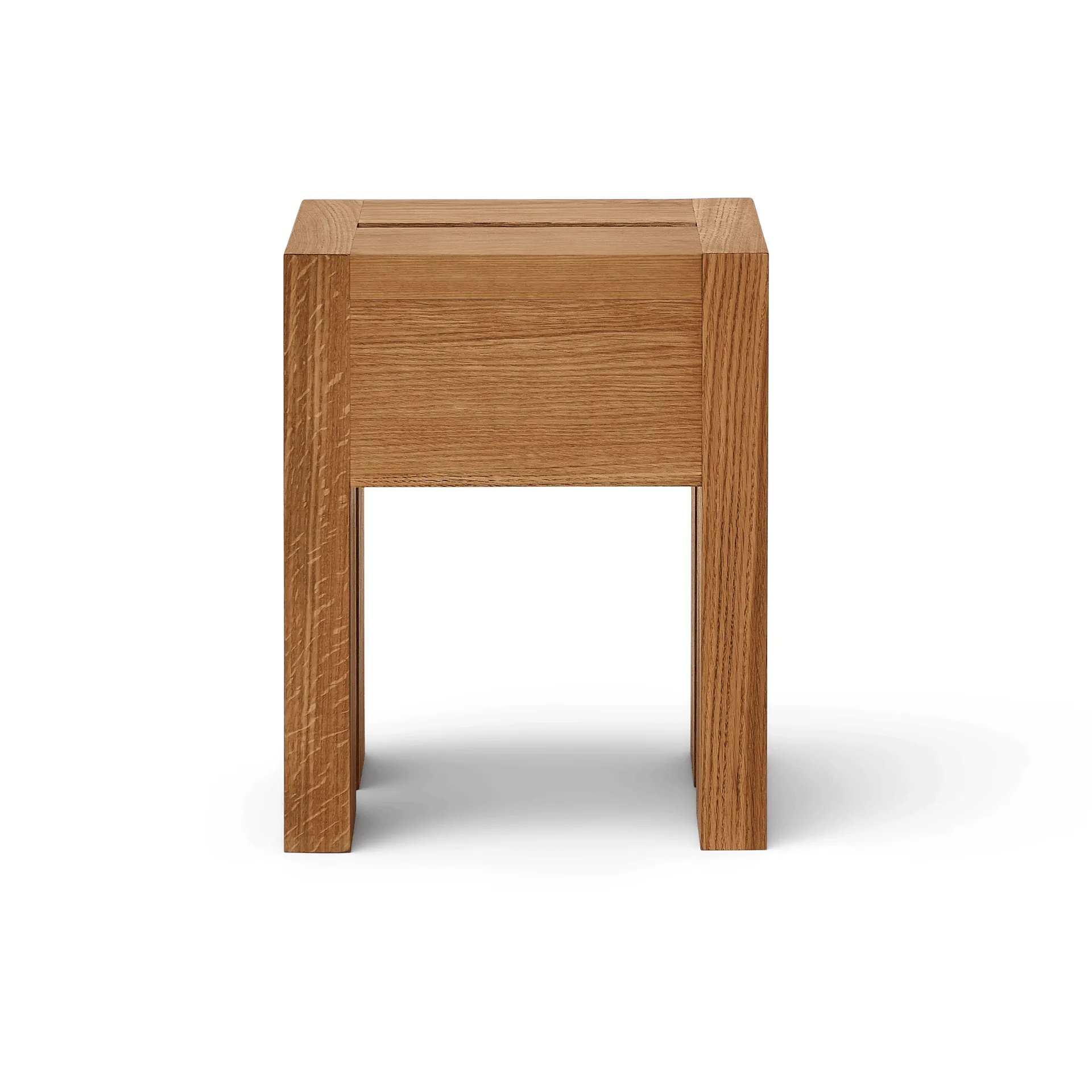 Monolith tavolino lato, Rovere, 29x29x36 cm Form & Refine