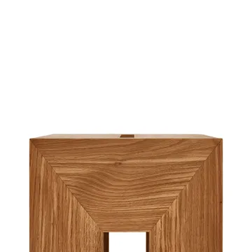 Monolith tavolino lato - Rovere, 29x29x36 cm - Form & Refine