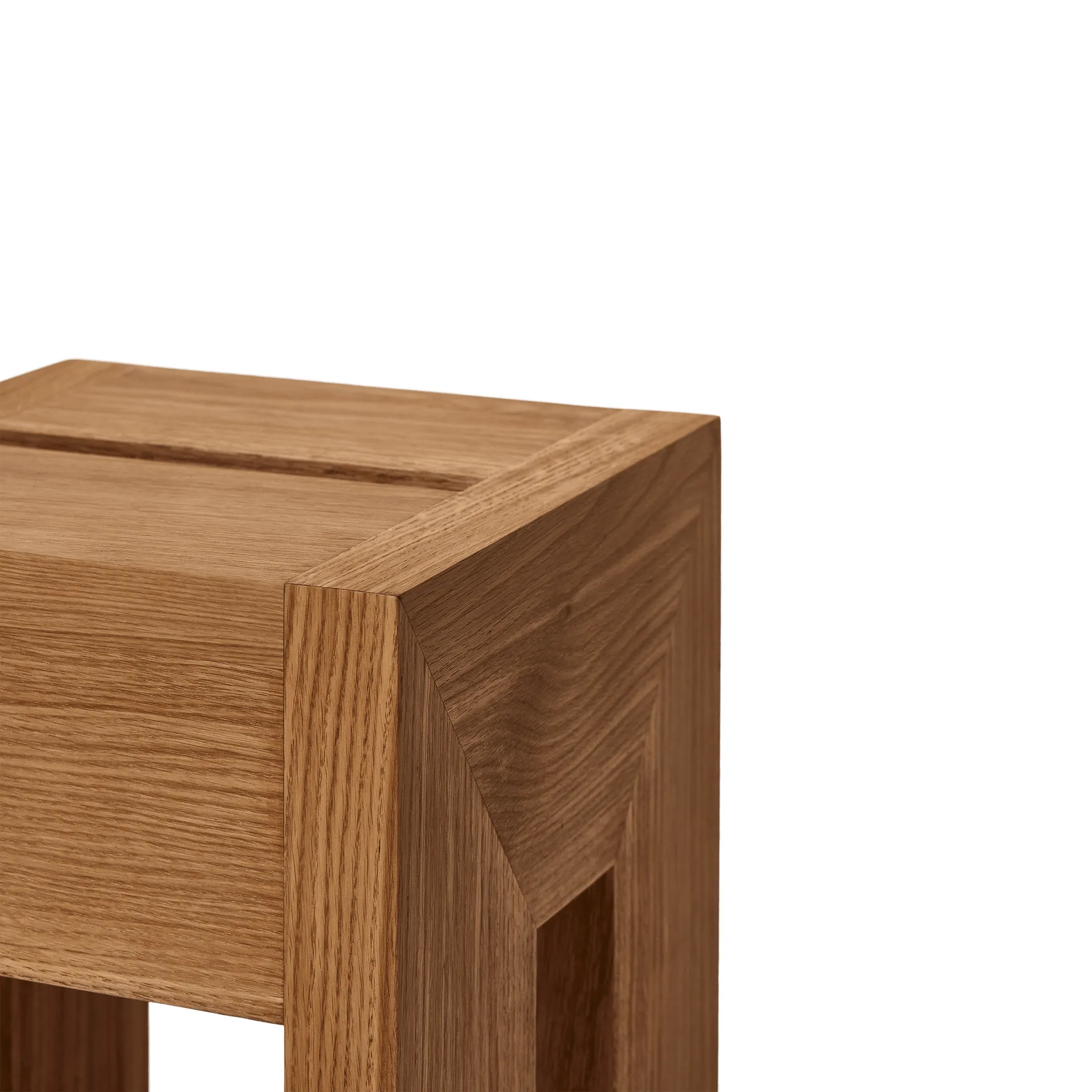 Monolith tavolino lato, Rovere, 29x29x36 cm Form & Refine