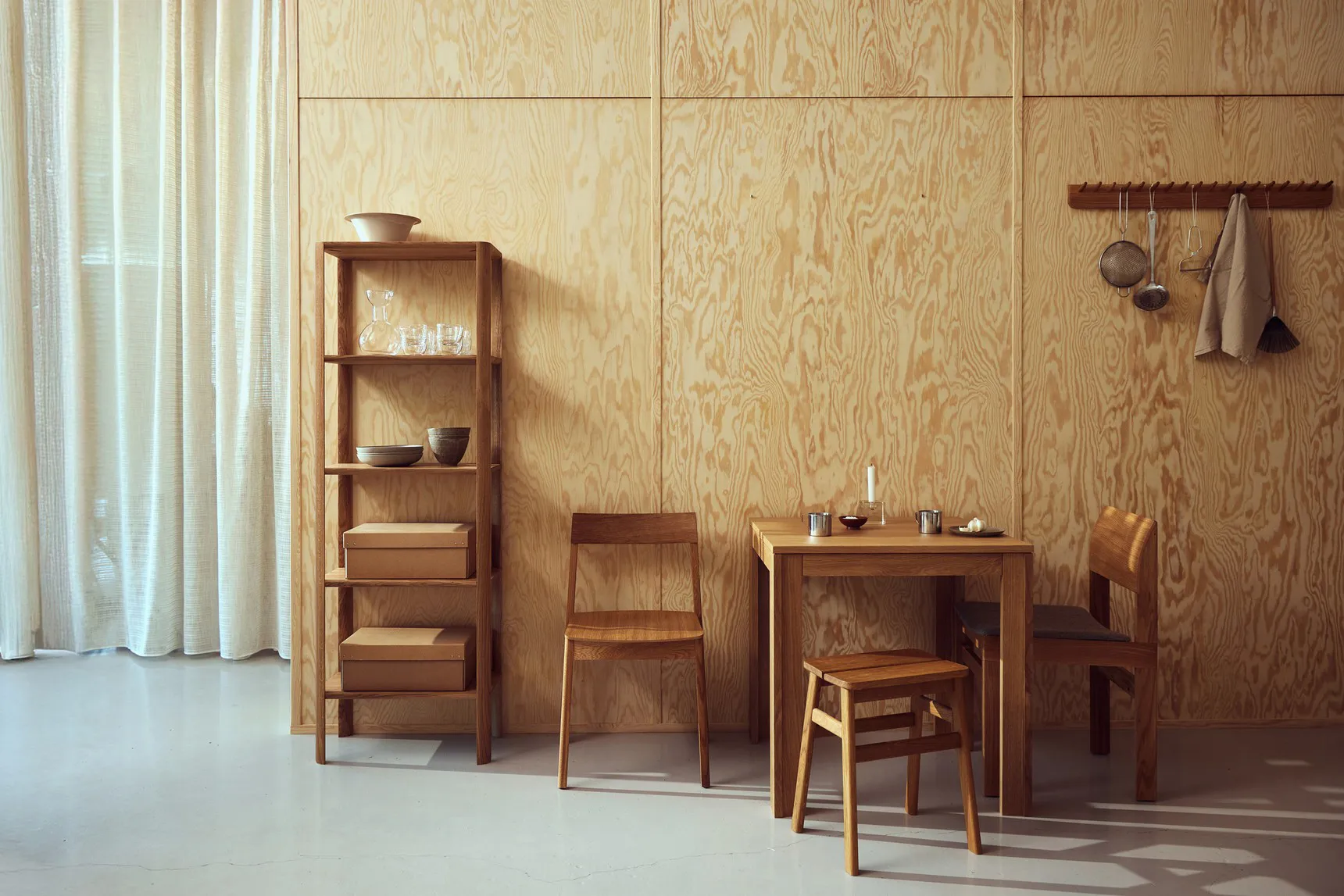 Panca Angle pieghevole, Rovere Form & Refine