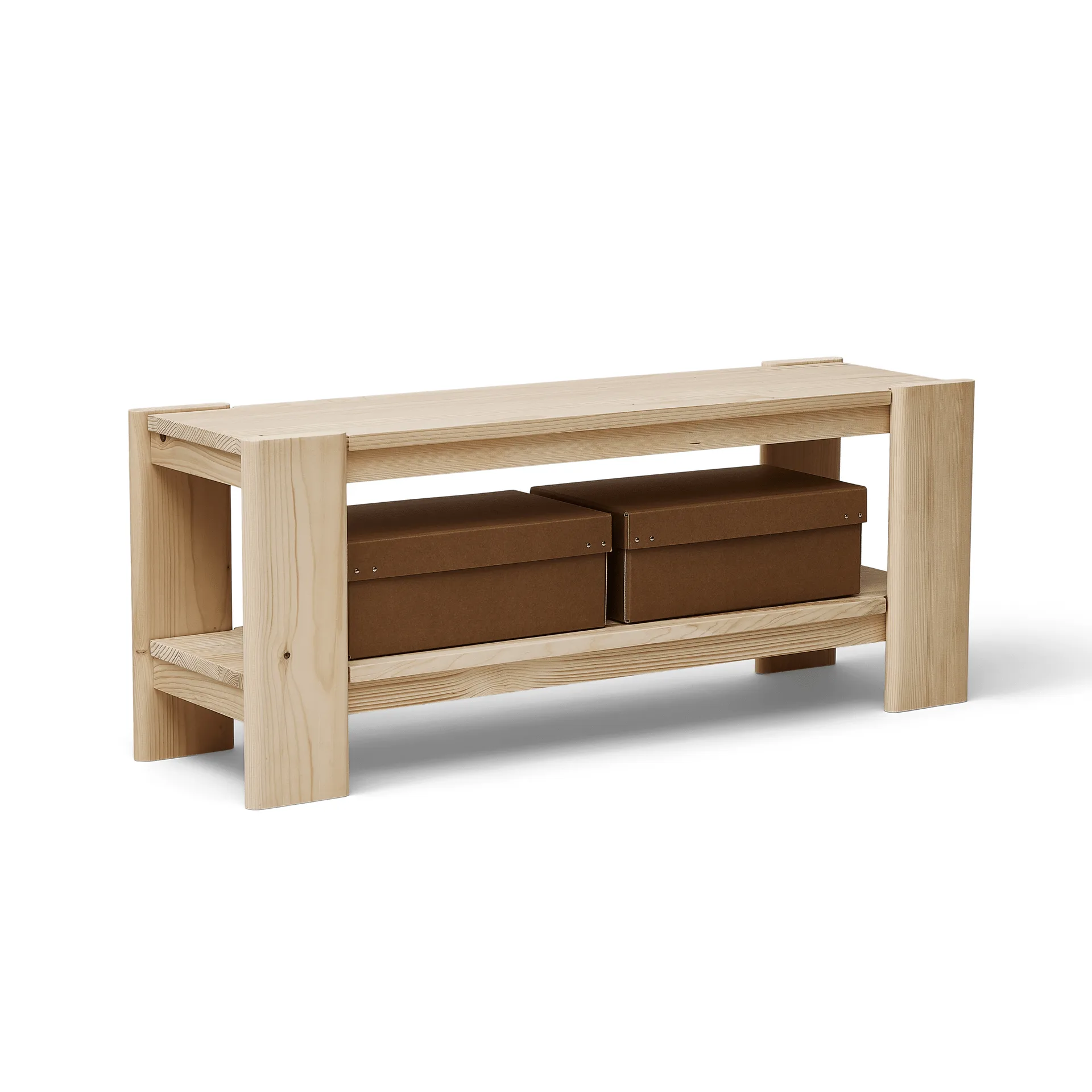 Panca Beam 112 cm, Legno di pino Form & Refine