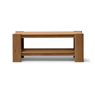 Panca Beam - Pino marrone scuro, 112x45x33 cm - Form & Refine