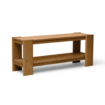 Panca Beam - Pino marrone scuro, 112x45x33 cm - Form & Refine