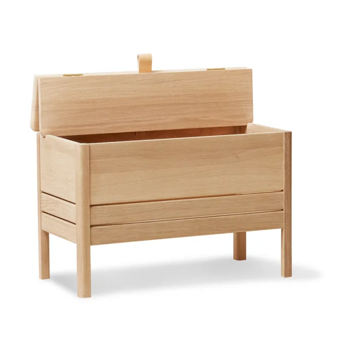 Panca contenitore A Line 68 cm, Rovere oliato Form & Refine