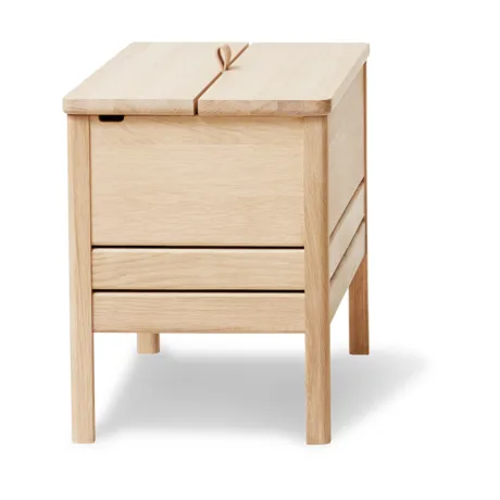 Panca contenitore A Line 68 cm, Rovere oliato Form & Refine