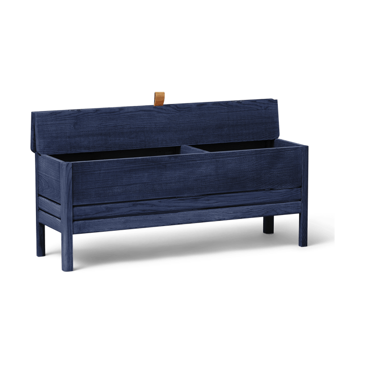 Panca contenitore A Line da 111 cm, Blu Indaco Edizione Speciale Form & Refine