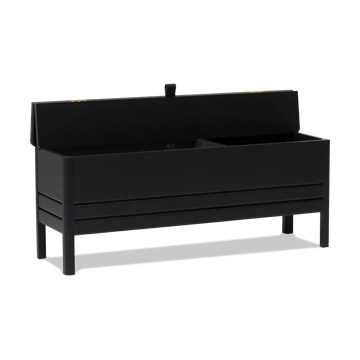 Panca contenitore A Line da 111 cm - Nero - Form & Refine