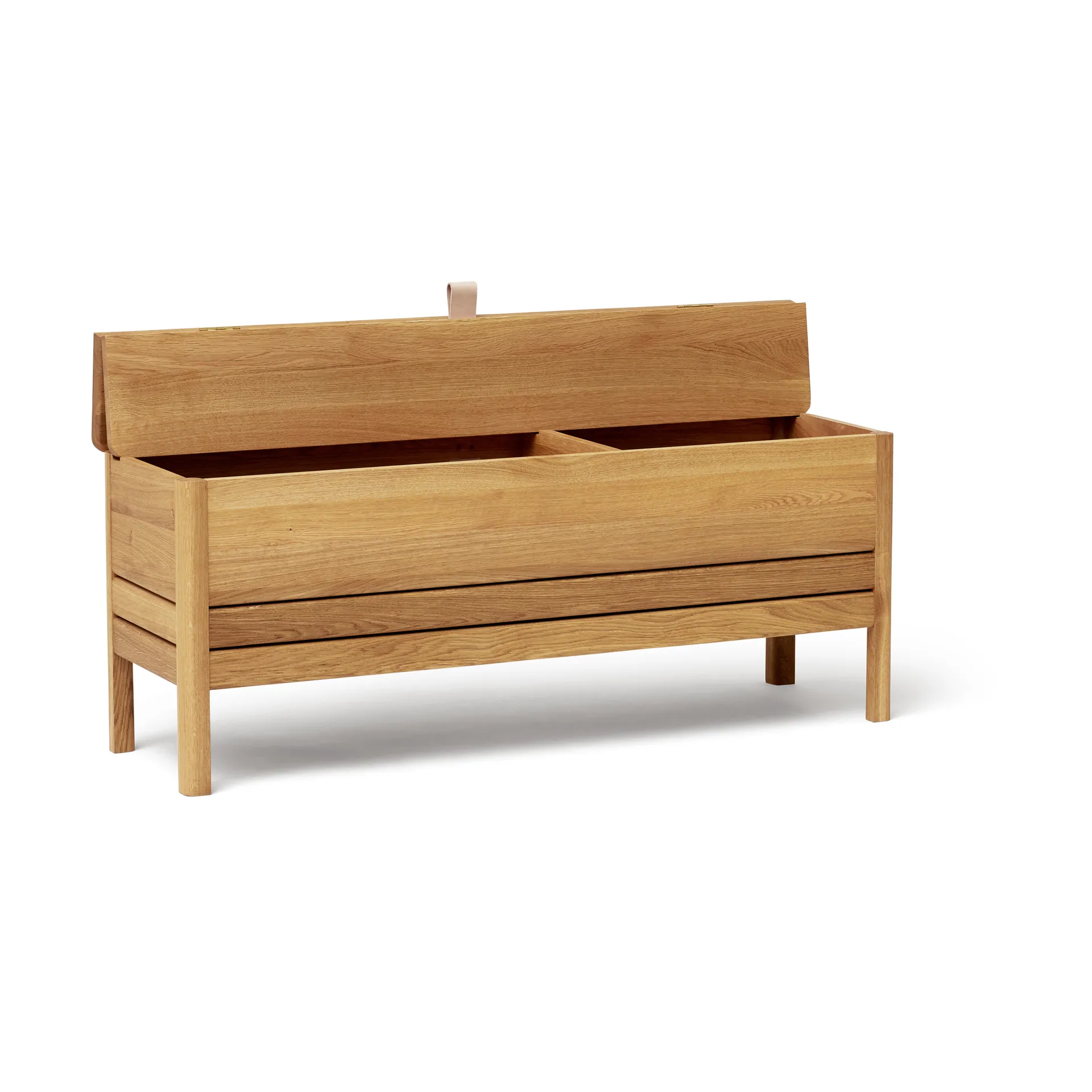 Panca contenitore A Line da 111 cm, Rovere Form & Refine