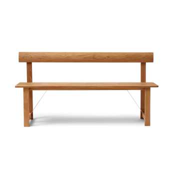 Panca Position 155 cm - Rovere-acciaio - Form & Refine