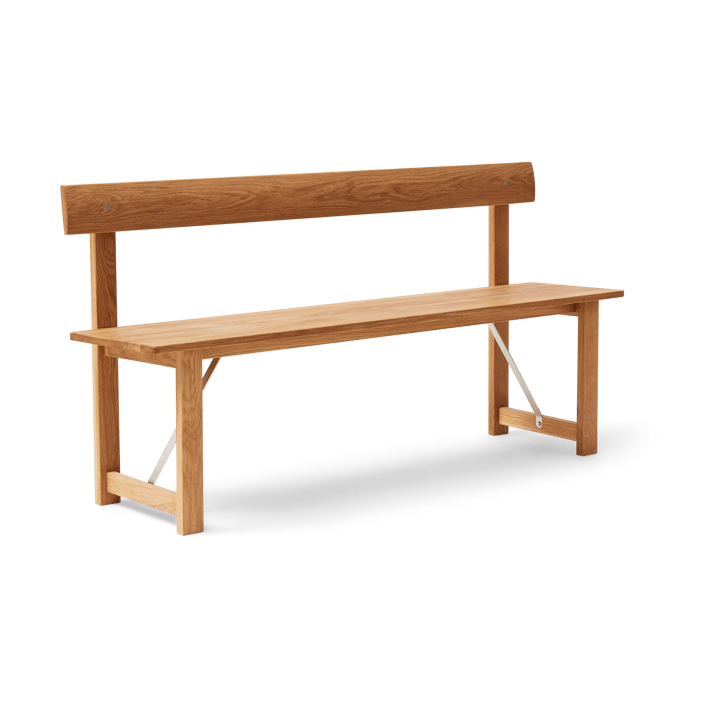 Panca Position 155 cm, Rovere-acciaio Form & Refine