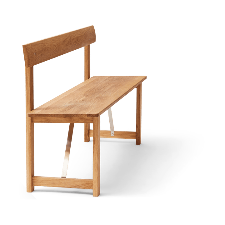 Panca Position 155 cm, Rovere-acciaio Form & Refine