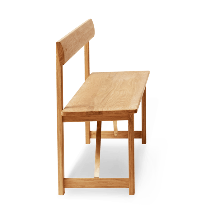Panca Position 155 cm, Rovere-acciaio Form & Refine