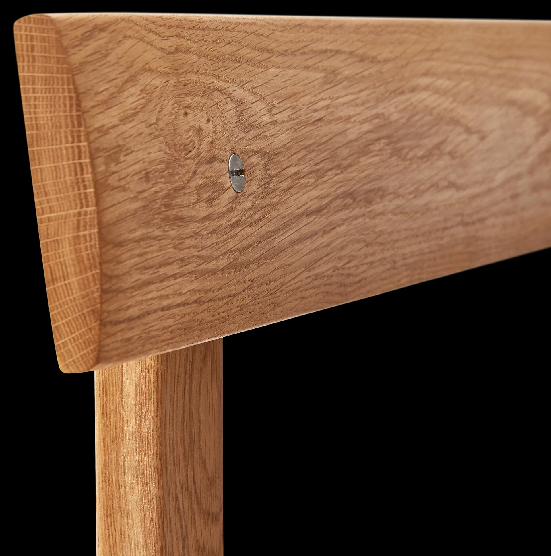 Panca Position 155 cm, Rovere-acciaio Form & Refine