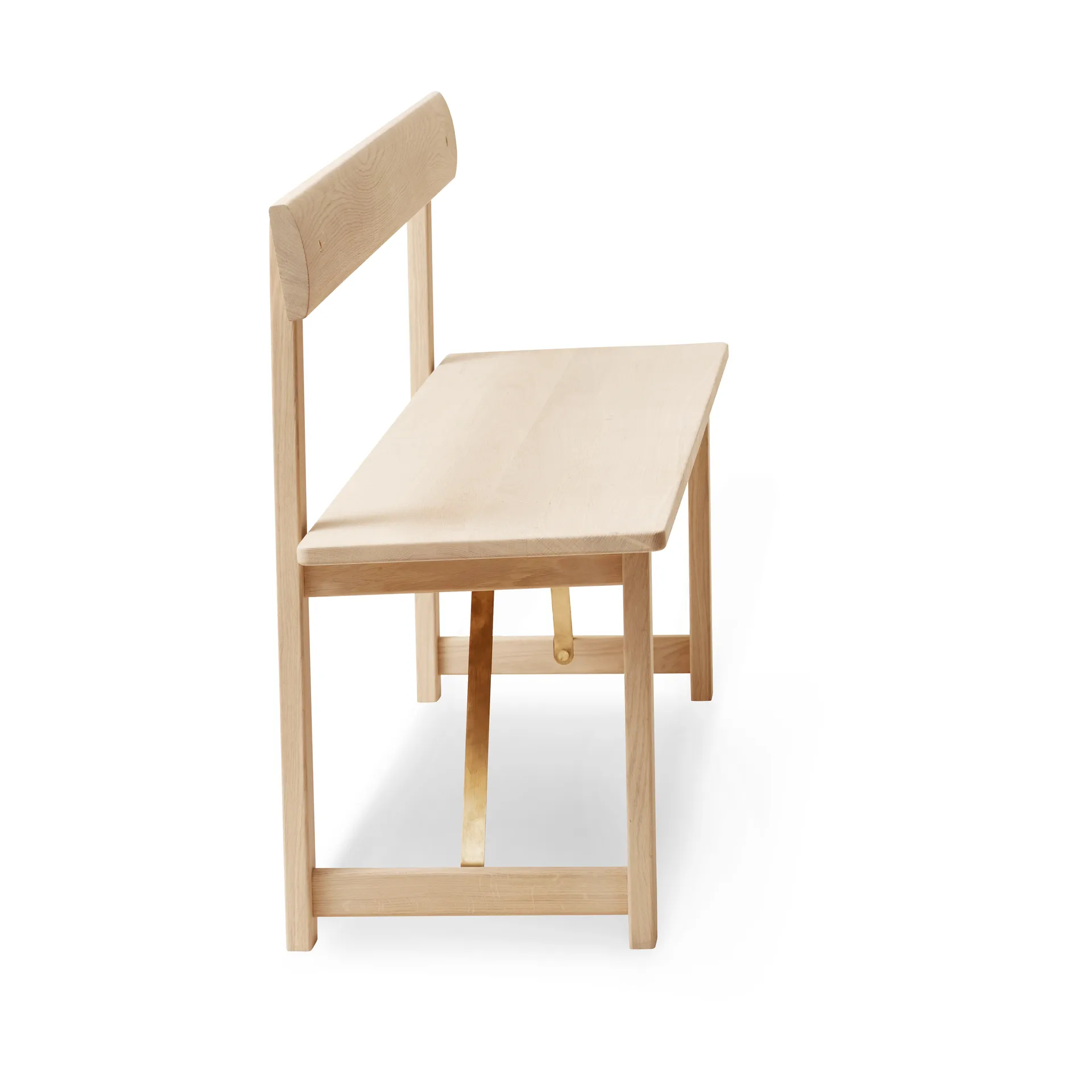 Panca Position 155 cm, Rovere-ottone Form & Refine