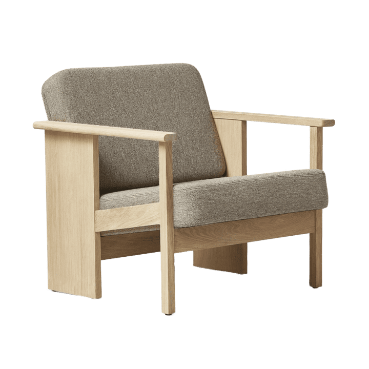 Poltrona Block - Rovere bianco-Hallingdal 65-0227 - Form & Refine