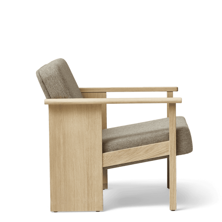 Poltrona Block, Rovere bianco-Hallingdal 65-0227 Form & Refine