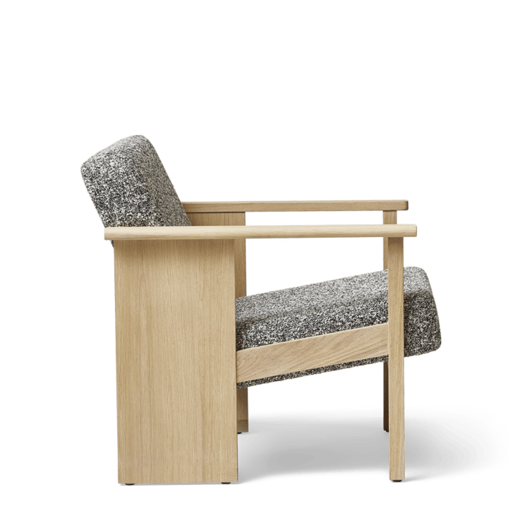 Poltrona Block, Rovere bianco-Zero 0004 Form & Refine
