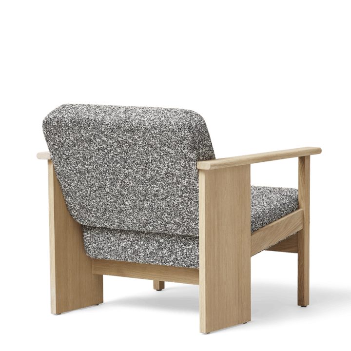 Poltrona Block, Rovere bianco-Zero 0004 Form & Refine