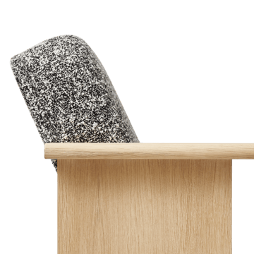 Poltrona Block - Rovere bianco-Zero 0004 - Form & Refine