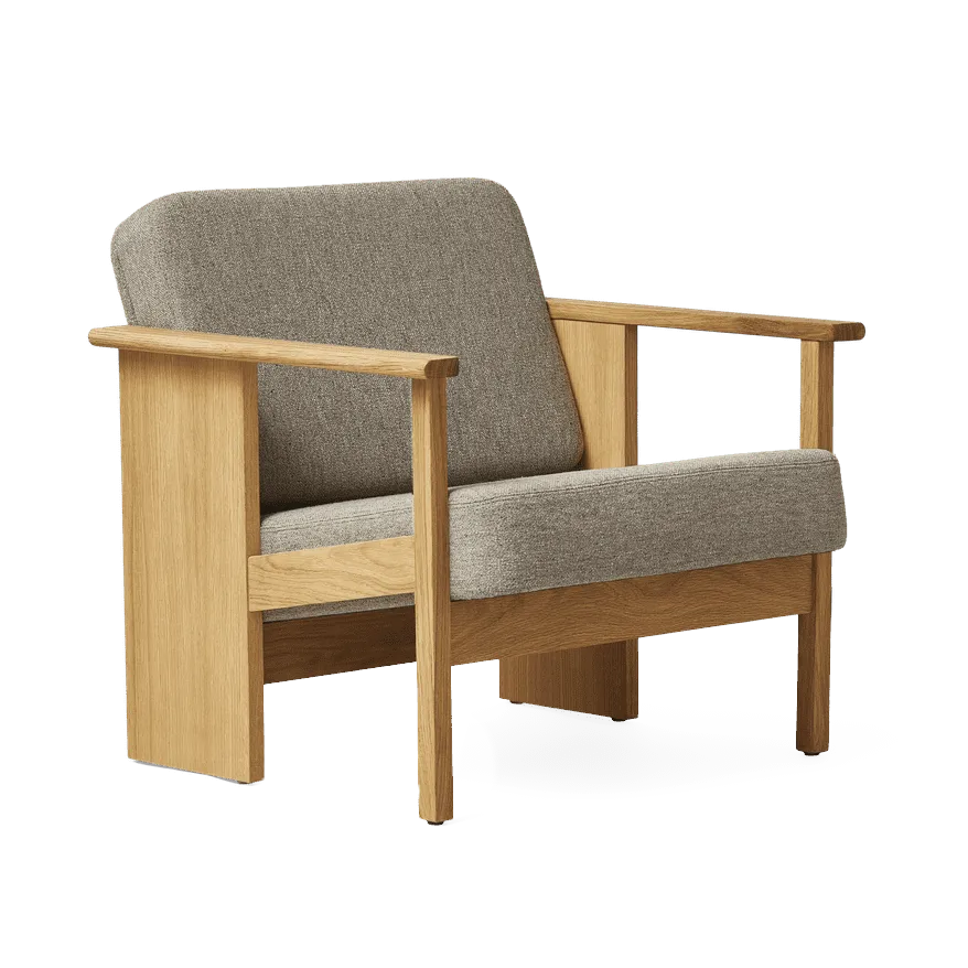 Poltrona Block, Rovere-Hallingdal 65-0227 Form & Refine