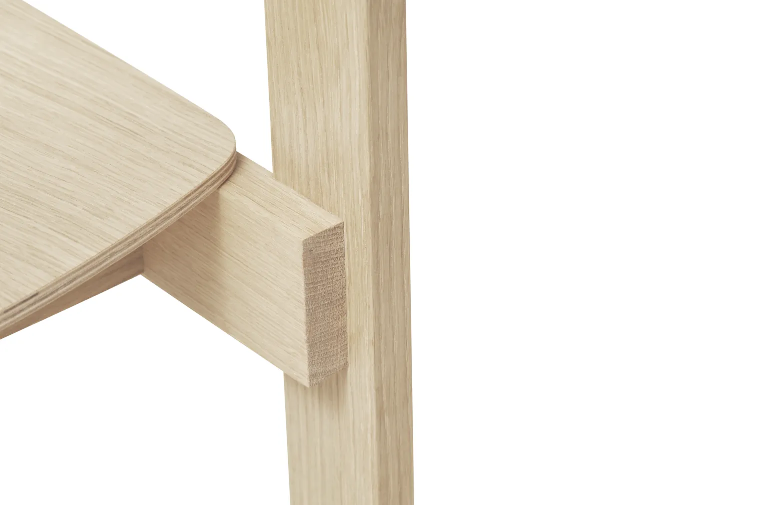 Sedia Blueprint, Rovere bianco Form & Refine