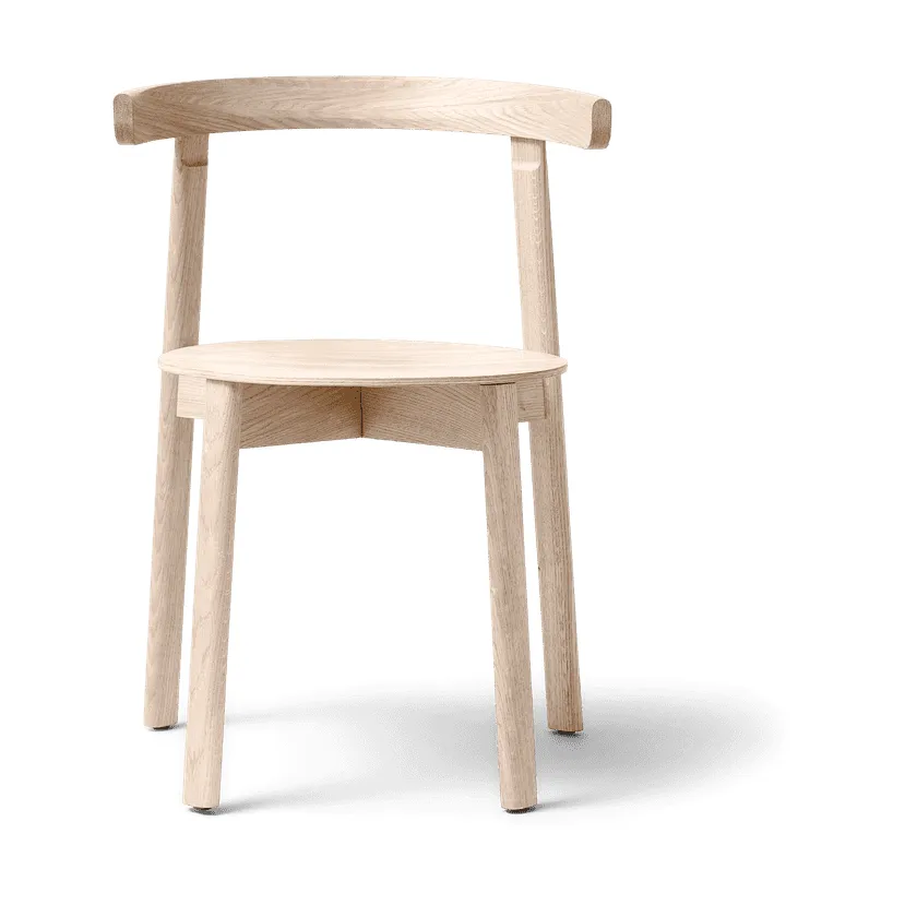 Sedia Lunar, Rovere bianco Form & Refine