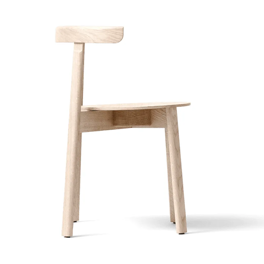 Sedia Lunar, Rovere bianco Form & Refine