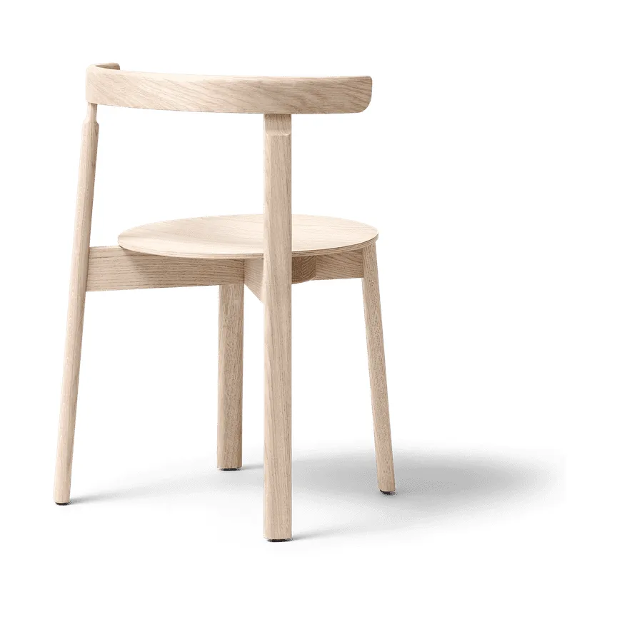 Sedia Lunar, Rovere bianco Form & Refine