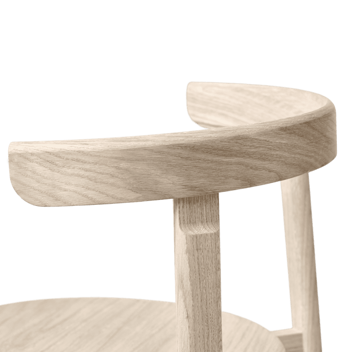 Sedia Lunar, Rovere bianco Form & Refine