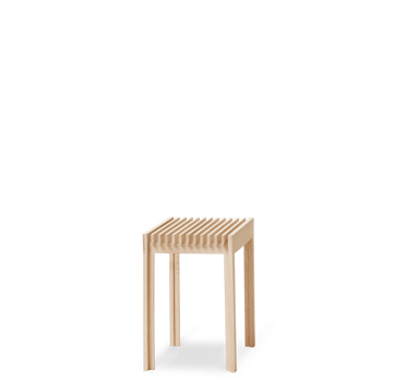 Sgabello Lightweight 40×45 cm - Rovere bianco - Form & Refine