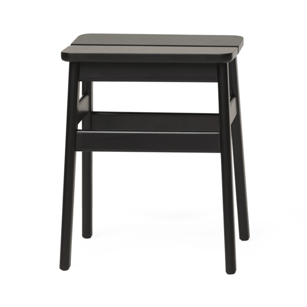 Sgabello per bar Angle Standard 45 cm - Nero - Form & Refine