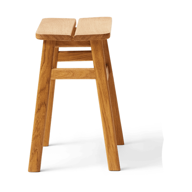Sgabello per bar Angle Standard 45 cm, Rovere Form & Refine