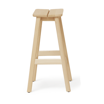 Sgabello per bar Angle Standard 65 cm - Faggio - Form & Refine