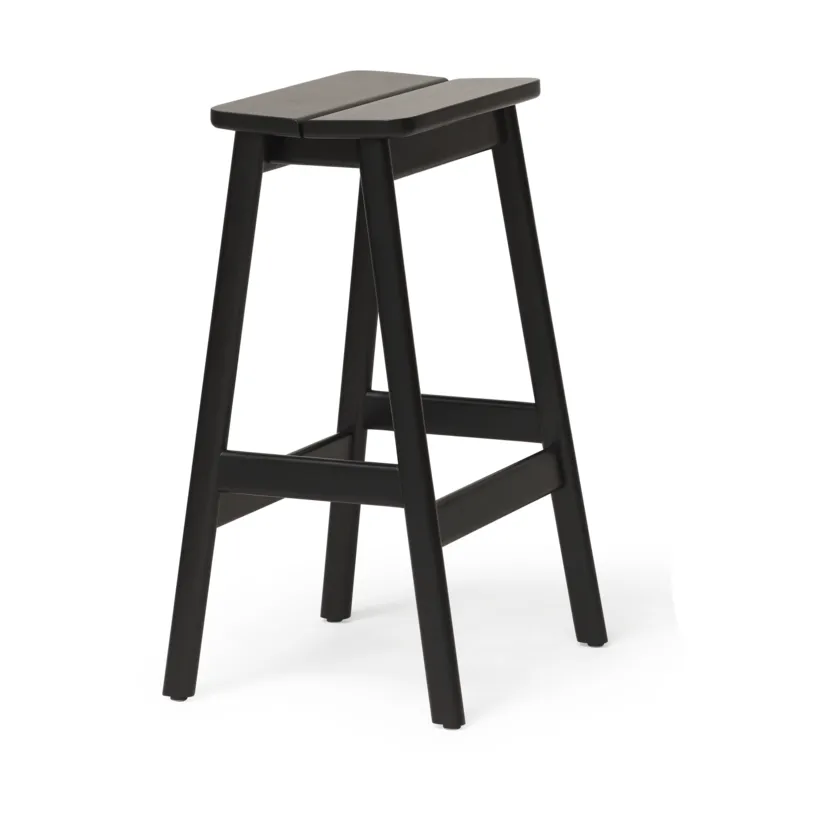 Sgabello per bar Angle Standard 65 cm, Nero Form & Refine