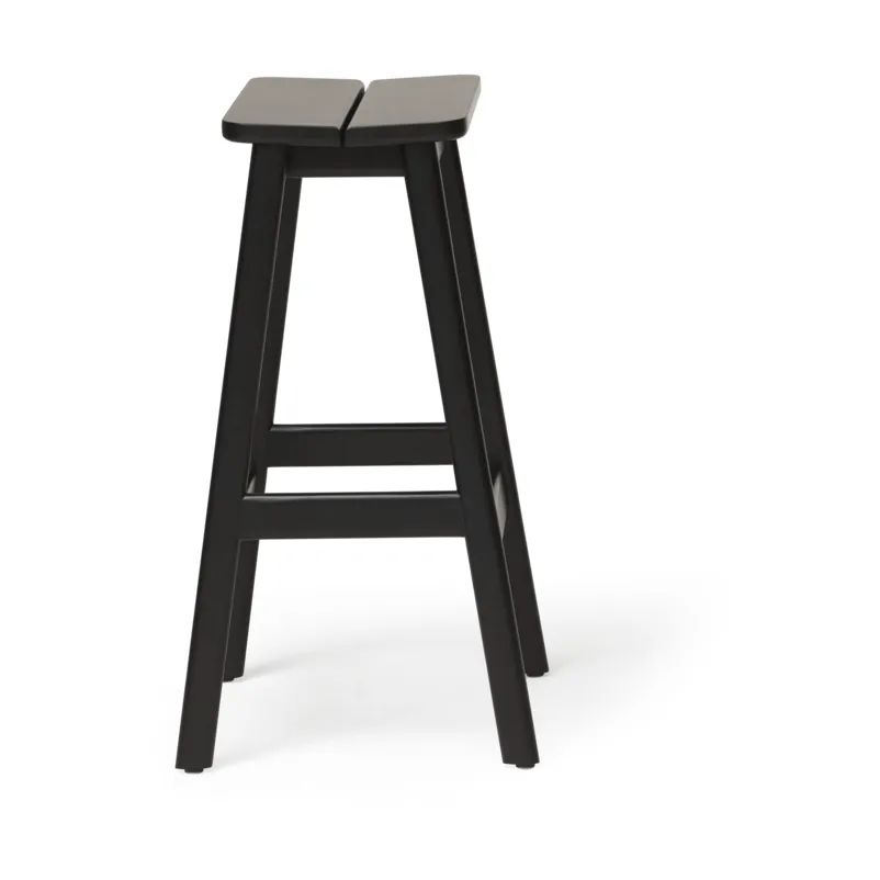 Sgabello per bar Angle Standard 65 cm, Nero Form & Refine