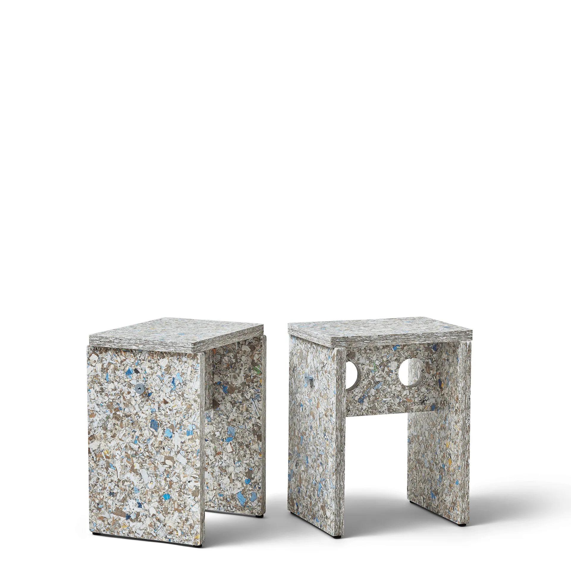 Sgabello Remake 35x45 cm, Grigio Form & Refine