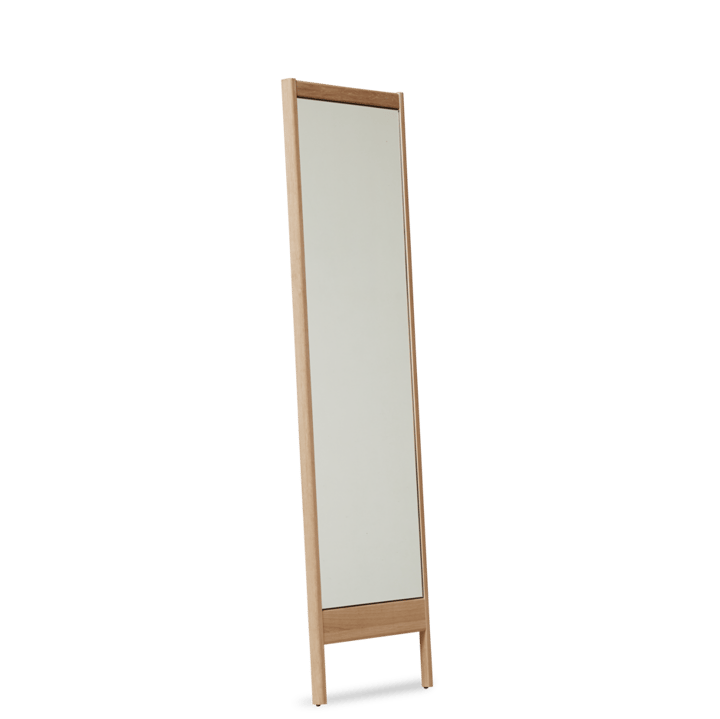 Specchio da parete A Line, Rovere bianco Form & Refine