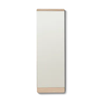Specchio da parete Rim 35x110 cm - Rovere bianco - Form & Refine