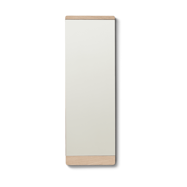 Specchio da parete Rim 35x110 cm - Rovere bianco - Form & Refine