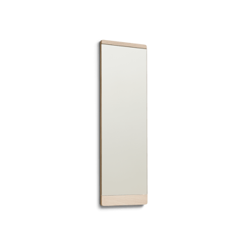 Specchio da parete Rim 35x110 cm - Rovere bianco - Form & Refine