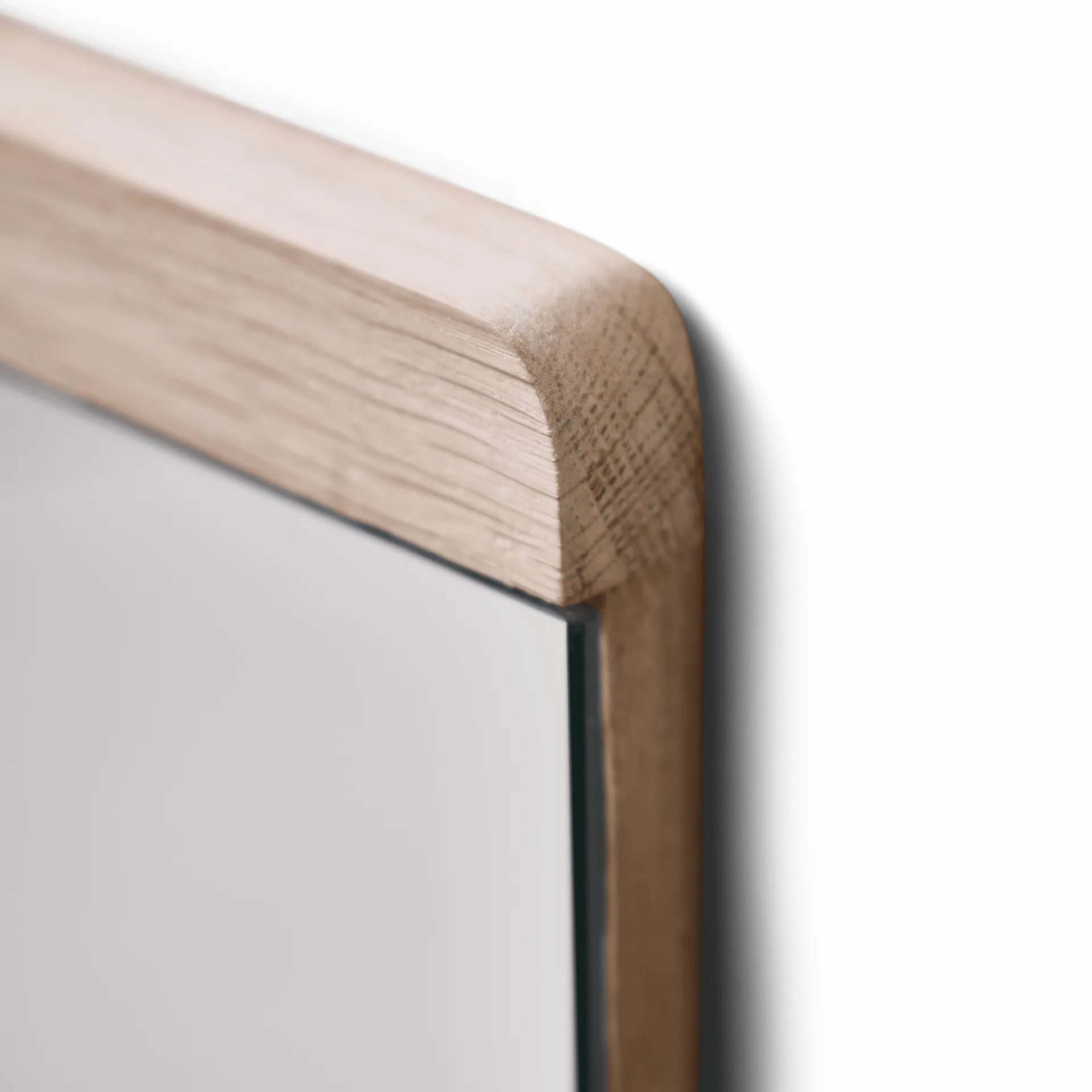 Specchio da parete Rim 35x110 cm, Rovere bianco Form & Refine