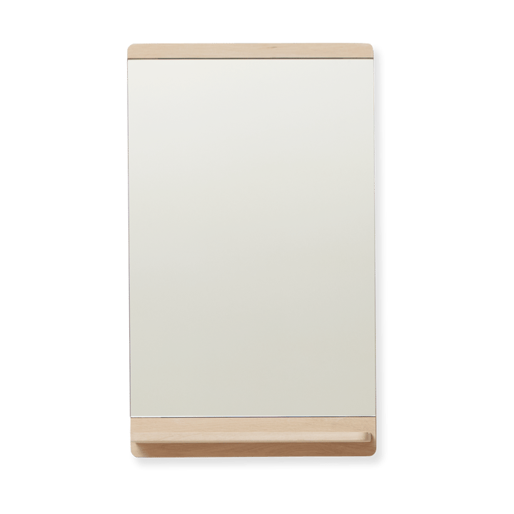 Specchio da parete Rim 40x68 cm - Rovere bianco - Form & Refine