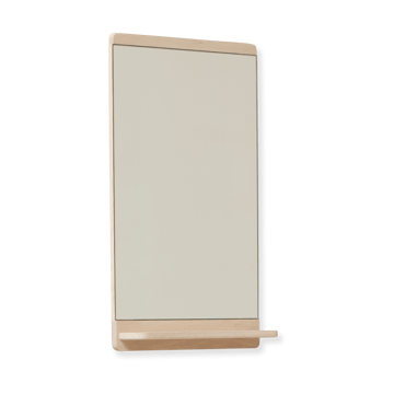 Specchio da parete Rim 40x68 cm - Rovere bianco - Form & Refine