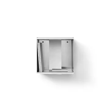 Taper Cube Box mensola a muro - In acciaio inossidabile, 34x35 cm - Form & Refine